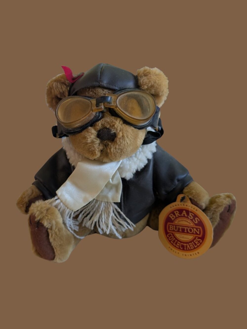 BOGO Vintage 1997 Brass Button Bears “Radar" Aviator Pickford Bears Ltd.